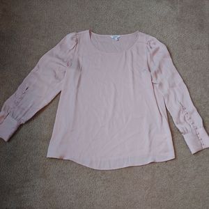 Large express pale pink blouse
